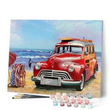 Carica l'immagine nel visualizzatore di Gallery, Dipingere con i numeri - Auto In Spiaggia Figured'Art