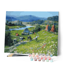 Carica l'immagine nel visualizzatore di Gallery, Dipingere con i numeri - Mandria Figured'Art