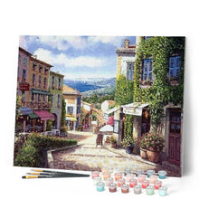 Carica l'immagine nel visualizzatore di Gallery, Dipingere con i numeri - Via In Un Villaggio Mediterraneo Figured'Art