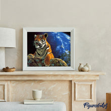 Carica l'immagine nel visualizzatore di Gallery, Dipingere con i numeri - Tigre E Terra
