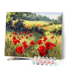 Carica l'immagine nel visualizzatore di Gallery, Dipingere con i numeri - Papaveri di campo Figured'Art