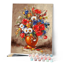 Carica l'immagine nel visualizzatore di Gallery, Dipingere con i numeri - Mazzo di fiori di campo Figured'Art