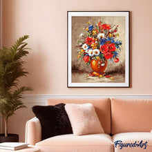 Carica l'immagine nel visualizzatore di Gallery, Dipingere con i numeri - Mazzo di fiori di campo