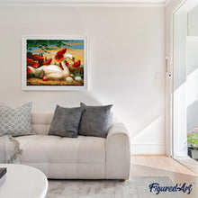 Carica l'immagine nel visualizzatore di Gallery, Dipingere con i numeri - Cigno E Papaveri
