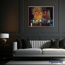 Carica l'immagine nel visualizzatore di Gallery, Dipingere con i numeri - Fuochi D'Artificio A Sydney