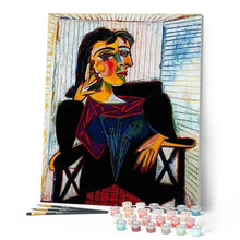 Carica l'immagine nel visualizzatore di Gallery, Dipingere con i numeri - Picasso - Ritratto di Dora Figured'Art