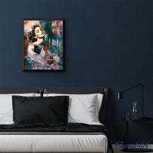 Carica l'immagine nel visualizzatore di Gallery, Dipingere con i numeri - Donna e cervi