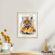 Carica l'immagine nel visualizzatore di Gallery, Dipingere con i numeri - Cucciolo di tigre