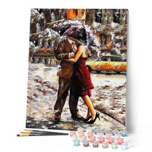 Carica l'immagine nel visualizzatore di Gallery, Dipingere con i numeri - Il Bacio Sotto La Pioggia Figured'Art
