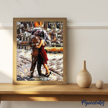 Carica l'immagine nel visualizzatore di Gallery, Dipingere con i numeri - Il Bacio Sotto La Pioggia