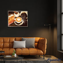 Carica l'immagine nel visualizzatore di Gallery, Dipingere con i numeri - Caffè e brioche