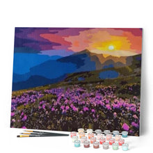 Carica l'immagine nel visualizzatore di Gallery, Dipingere con i numeri - Alba in montagna Figured'Art