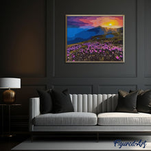 Carica l'immagine nel visualizzatore di Gallery, Dipingere con i numeri - Alba in montagna