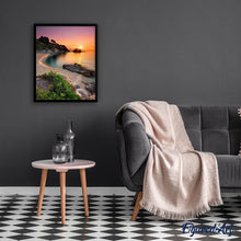Carica l'immagine nel visualizzatore di Gallery, Dipingere con i numeri - Spiaggia al tramonto