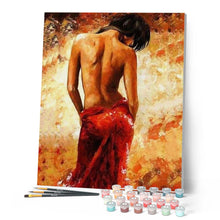 Carica l'immagine nel visualizzatore di Gallery, Dipingere con i numeri - Schiena Nuda Femminile Figured'Art