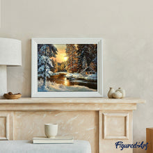Carica l'immagine nel visualizzatore di Gallery, Dipingere con i numeri - Foresta Al Tramonto