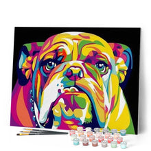 Carica l'immagine nel visualizzatore di Gallery, Dipingere con i numeri - Bulldog Pop Art Figured'Art