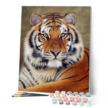 Carica l'immagine nel visualizzatore di Gallery, Dipingere con i numeri - Sguardo di tigre Figured'Art
