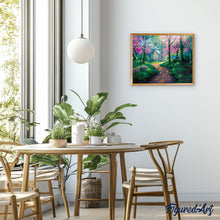 Carica l'immagine nel visualizzatore di Gallery, Dipingere con i numeri - Strada in primavera
