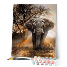 Carica l'immagine nel visualizzatore di Gallery, Dipingere con i numeri - Elefante solitario Figured'Art