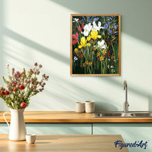 Carica l'immagine nel visualizzatore di Gallery, Dipingere con i numeri - In mezzo ai fiori