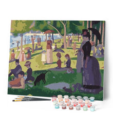 Carica l'immagine nel visualizzatore di Gallery, Dipingere con i numeri - Georges Seurat - Una Domenica pomeriggio nell'isola della Grande Jatte Figured'Art