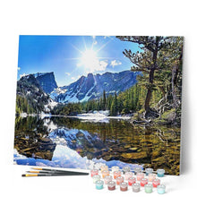 Carica l'immagine nel visualizzatore di Gallery, Dipingere con i numeri - Lago di montagna in primavera Figured'Art