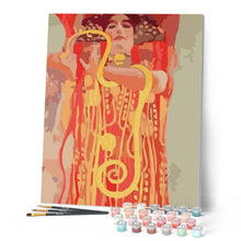 Carica l'immagine nel visualizzatore di Gallery, Dipingere con i numeri - Gustav Klimt - Donna con serpente Figured'Art