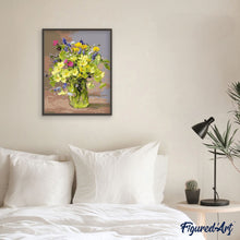 Carica l'immagine nel visualizzatore di Gallery, Dipingere con i numeri - Mazzo di fiori gialli