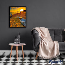 Carica l'immagine nel visualizzatore di Gallery, Dipingere con i numeri - Barca al tramonto