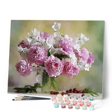 Carica l'immagine nel visualizzatore di Gallery, Dipingere con i numeri - Peonie E Ciliegie Figured'Art