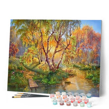 Carica l'immagine nel visualizzatore di Gallery, Dipingere con i numeri - Piattaforma Accanto Al Fiume Figured'Art