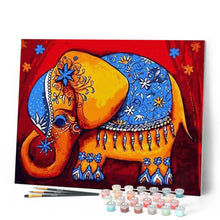 Carica l'immagine nel visualizzatore di Gallery, Dipingere con i numeri - Elefante Pronto Per La Cerimonia Figured'Art
