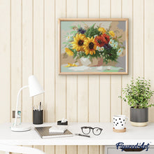 Carica l'immagine nel visualizzatore di Gallery, Dipingere con i numeri - Fiori Colorati In Un Vaso