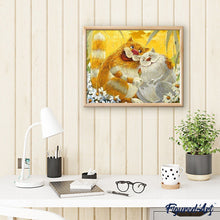Carica l'immagine nel visualizzatore di Gallery, Dipingere con i numeri - Due Gatti Amanti