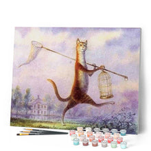 Carica l'immagine nel visualizzatore di Gallery, Dipingere con i numeri - Gatto In Cerca Di Cibo Figured'Art