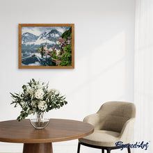 Carica l'immagine nel visualizzatore di Gallery, Dipingere con i numeri - Villaggio E Lago Di Montagna
