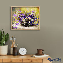 Carica l'immagine nel visualizzatore di Gallery, Dipingere con i numeri - Fiori Viola E Margherite