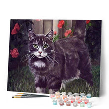 Carica l'immagine nel visualizzatore di Gallery, Dipingere con i numeri - Gatto Nero Figured'Art