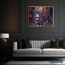 Carica l'immagine nel visualizzatore di Gallery, Dipingere con i numeri - Gatto Nero