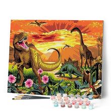 Carica l'immagine nel visualizzatore di Gallery, Dipingere con i numeri - Dinosauri Figured'Art