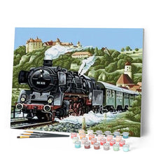 Carica l'immagine nel visualizzatore di Gallery, Dipingere con i numeri - Locomotiva A Vapore Figured'Art