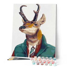 Carica l'immagine nel visualizzatore di Gallery, Dipingere con i numeri - Testa Cervo Dandy Figured'Art