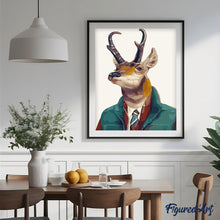 Carica l'immagine nel visualizzatore di Gallery, Dipingere con i numeri - Testa Cervo Dandy