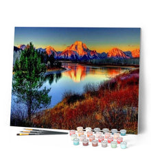 Carica l'immagine nel visualizzatore di Gallery, Dipingere con i numeri - Lago E Montagna Figured'Art