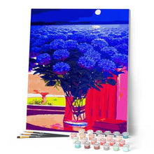 Carica l'immagine nel visualizzatore di Gallery, Dipingere con i numeri - Ortensie Blu Figured'Art
