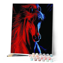 Carica l'immagine nel visualizzatore di Gallery, Dipingere con i numeri - Cavallo Rosso Figured'Art