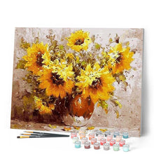 Carica l'immagine nel visualizzatore di Gallery, Dipingere con i numeri - Bouquet Di Girasoli Figured'Art