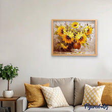 Carica l'immagine nel visualizzatore di Gallery, Dipingere con i numeri - Bouquet Di Girasoli