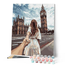 Carica l'immagine nel visualizzatore di Gallery, Dipingere con i numeri - Passeggiata Romantica A Londra Figured'Art